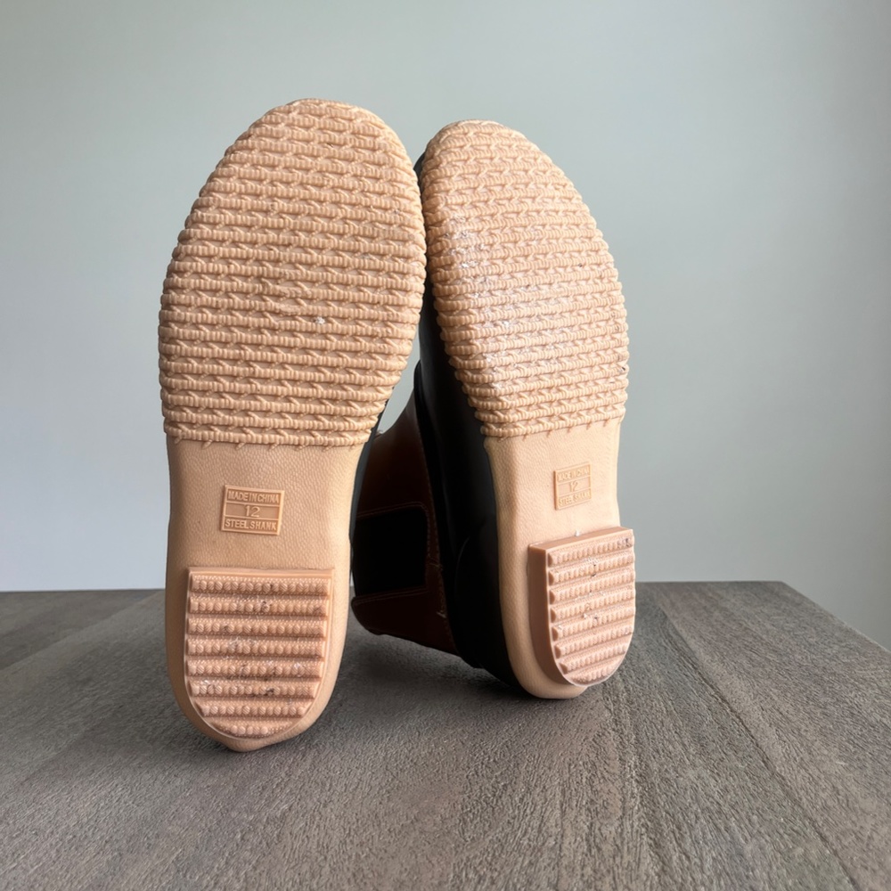 NWOT Men's Lands' Chelsea End Duck Boot Size 12D Tan - Picture 11 of 11